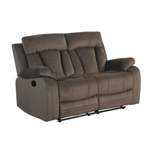 Winston Porter Ullery 63'' Upholstered Reclining Loveseat & Reviews ...