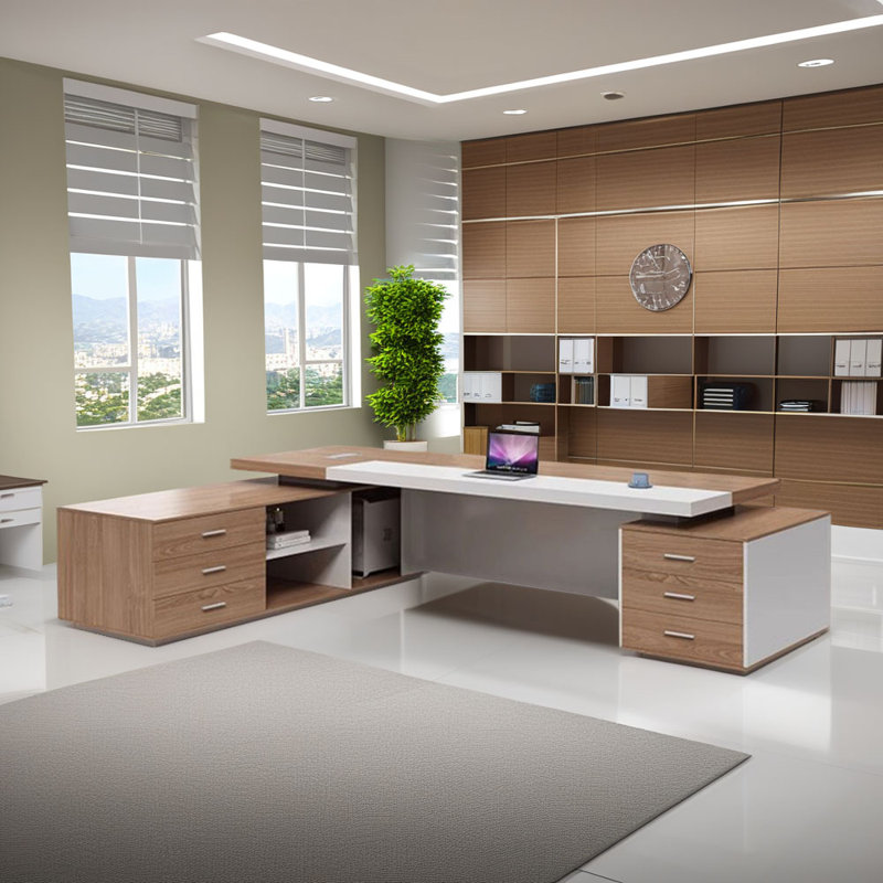 Bureau contemporain minimaliste pour professionnels