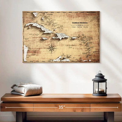 Aiguilles des Caraïbes en bois clair Adventures Milstead