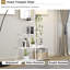142.98cm H x 101.52cm W Steel Bookcase-1999185889