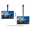Mount-It! Full Motion Height Adjustable Ceiling TV Mount Bracket | Fits 32 - 77 Inch Flat Panel TVs