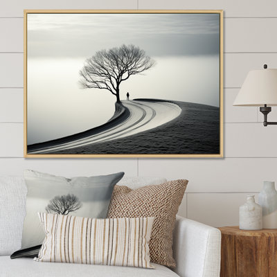 Paysage d'hiver, photo sur toile