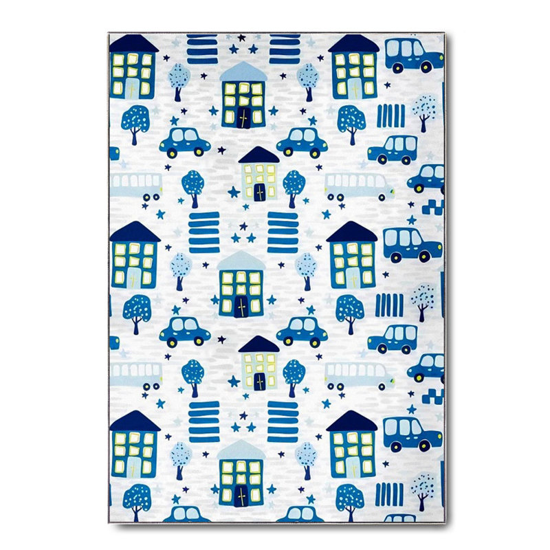 Tapis en coton Candice, Tapis de couloir 3 pi 11 po x 9 pi 2 po