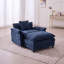 Chaise d'appoint 44,5 po avec repose-pieds, salon et chambre à coucher-1984621686