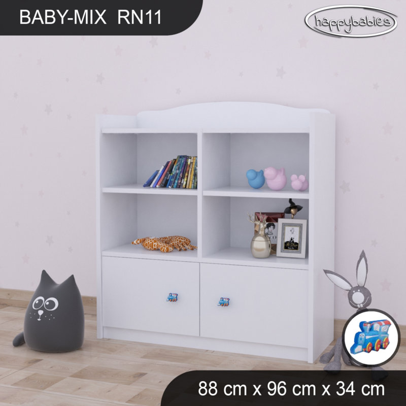 96cm H X 88cm W Kids Cube, White