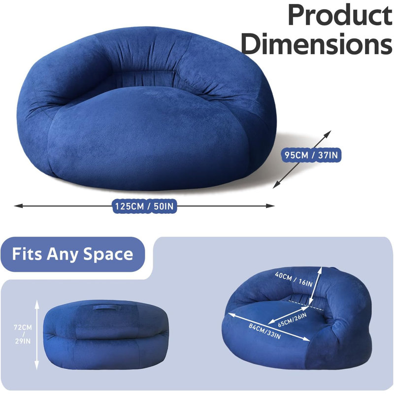 Polyester Refillable Bean Bag Chair