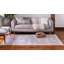 Tapis oriental en lattes de bambou bleu clair Nasheem-557322339