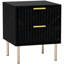 40cm W Manufactured Wood Bedside Table-2028409623