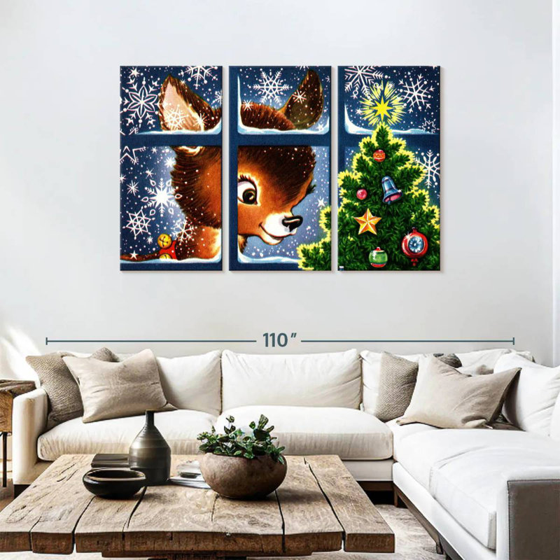Lelend Xmas Card III, H 48 po x l 74 po