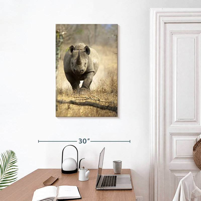 Brampt Black Rhino, 30" H x 20" W