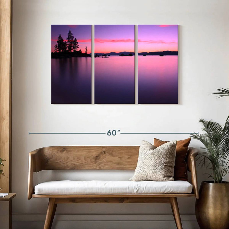 Alvord Dusky Lake Tahoe, H 28 po x l 45 po