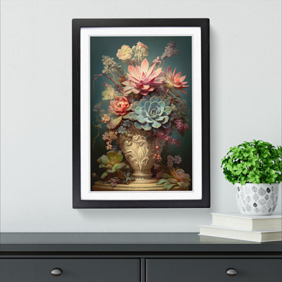 Succulent Victorian - Framed Print