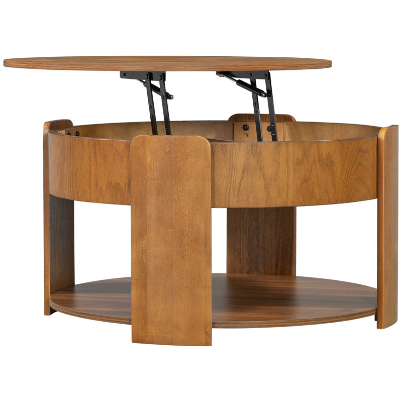 Table basse VIBE HAUS Farmhouse, Brun