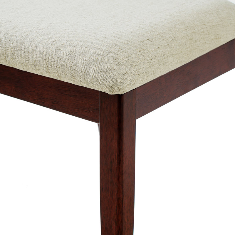 Ensemble de table de salle à manger 3 pièces, 1 table de salle à manger en bois avec 2 chaises rembourrées pour petits appartements et salles à manger