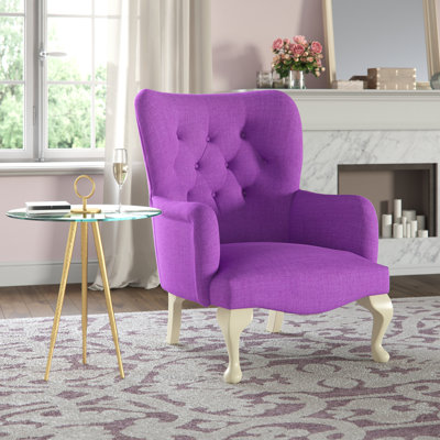 Loretta Upholstered Wingback Chair
