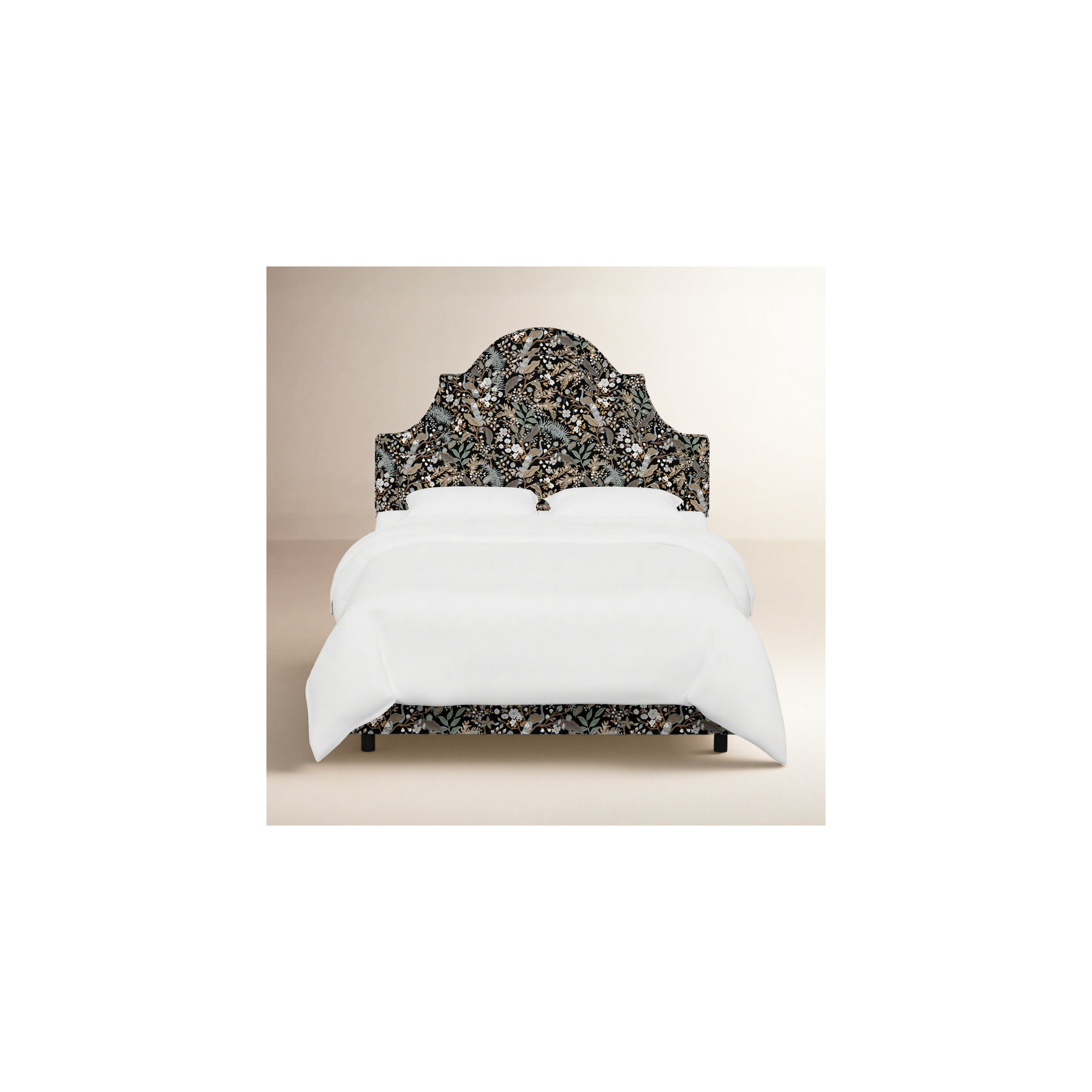 Rifle Paper Co. x Cloth & Company Marion Bed, Rpc Garden Party Blue Linen, Queen