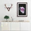 The Pale Purple Rose - Picture Frame Painting Print-56742485-56742484