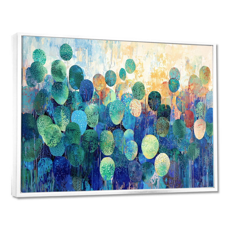 «Minimal Cactus Composition II - Floral Cactus», reproduction sur toile, H 34 po x l 44 po, Blanc