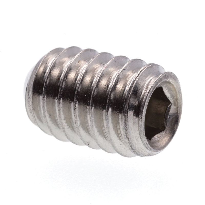 Socket Set Screws, #8-32 X 1/4 in, Grade 18-8 Stainless Steel (25 Pack), 4.35" H x 2.95" W x 0.3" D, Stainless Steel