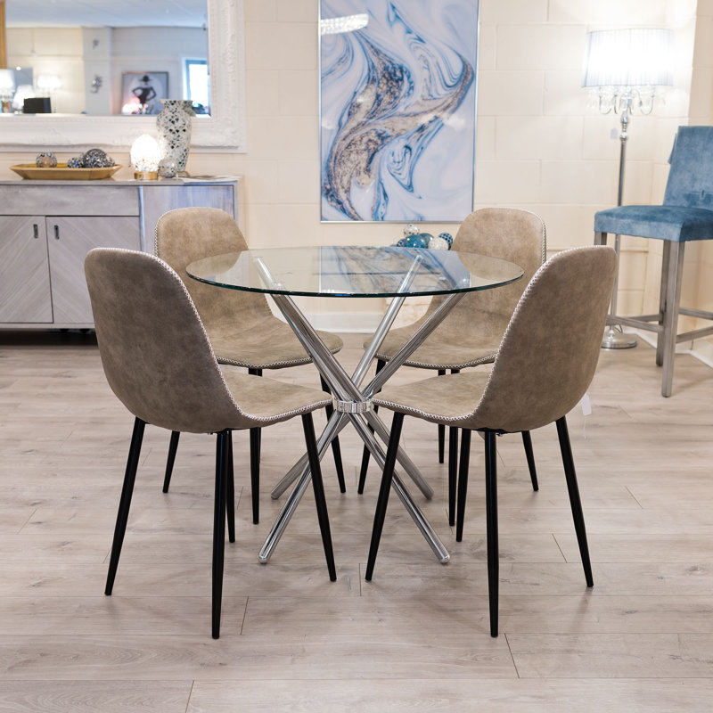 4 - Person Dining Set, Beige