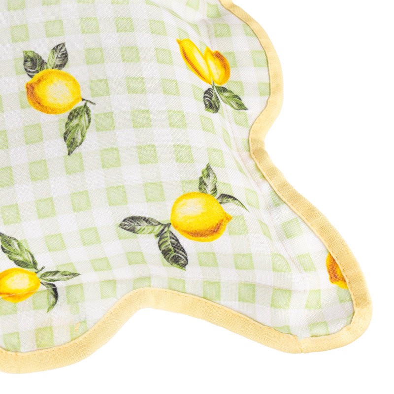 Fruits Indoor / Outdoor Square Cushion, Green