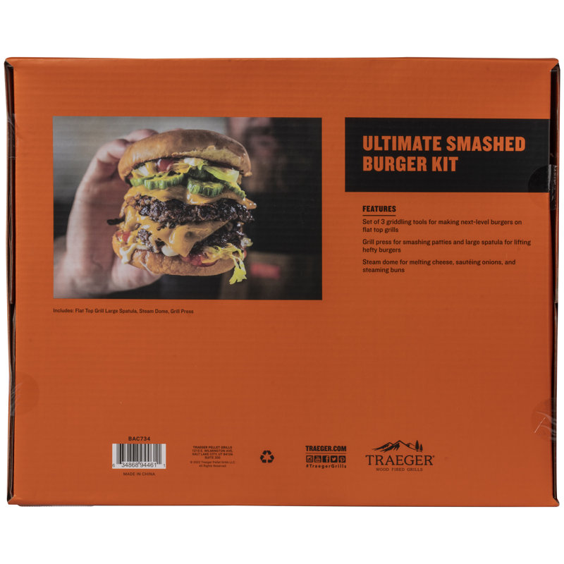 Traeger Ultimate Smashed Burger Kit