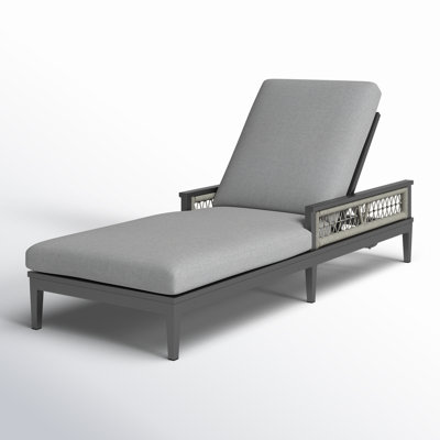 Evalyn 82.5" Long Reclining Single Chaise with Cushions by Joss & Main