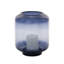 Lampe large ouragan en verre teinté bleu Cole and Base-581056478-581056476