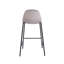 Tabouret de bar en velours Lazio avec pieds en fer-1985942203-1882502423