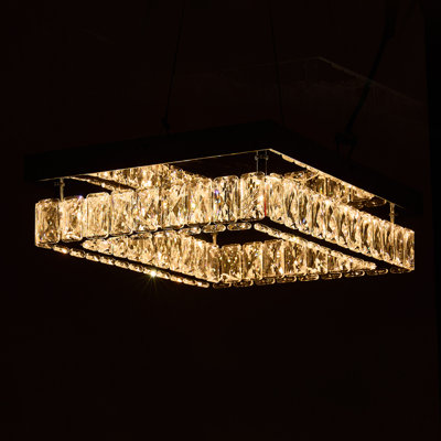 Crystal LED Flush Mount