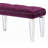 Hallmark Upholstered Bench with Tapered Leg-1645063126