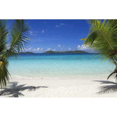 Virgin Islands Beach by Cdwheatley - No Frame Print on Canvas