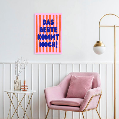 Impression d'art mural allemand moderne et audacieux