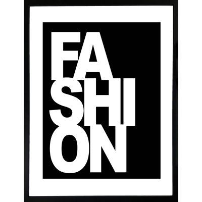 Fashion - Single Picture Frame Print