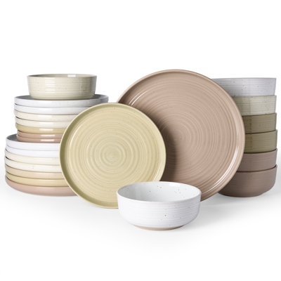 Constellation Plates And Bowls Sets, 24 Piece Dinnerware Sets
