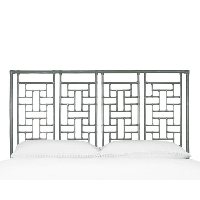 Ohana Rattan Open-Frame Headboard, King, Evergreen