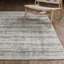 Tapis beige / vert à rayures texturées Michalski-699567915