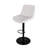 Swivel Bar Stools With Adjustable Height (35.03-43.7 Inches), Backrest, And Soft Knit Fabric - Ideal For Kitchen Island, Bar Counter, Dining Room, (Set Of 2)-108401357