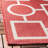 Arneshia Geometric Red/Bone Area Rug-20794378