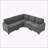 89*89" Oversized Velvet Modern Sectional Sofas