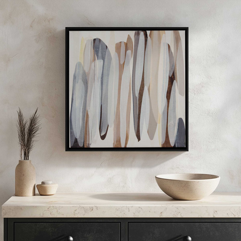 «Cappuccino» par Mercedes Lopez, impression d'art Charro, Framed Canvas, 30 W x 30 H, Black