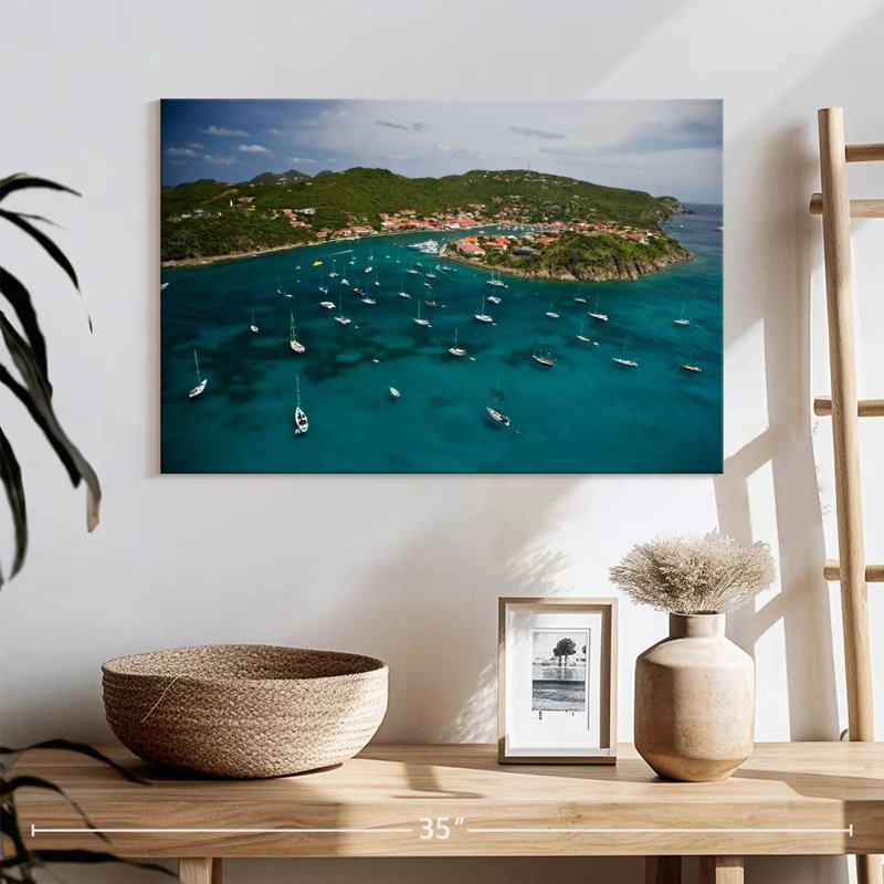 Nicci St Barts Voiliers, H 16 po x l 24 po
