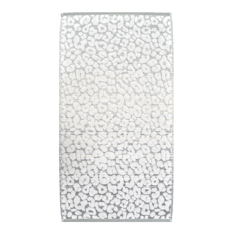 Deonte Leopard Print Hand Towel, Monochrome