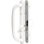 White Diecast Keyed Sliding Door Handle Set with 10 in. Pull (Single Pack)