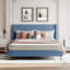 Grand lit plateforme tapissier Daventry-568448512