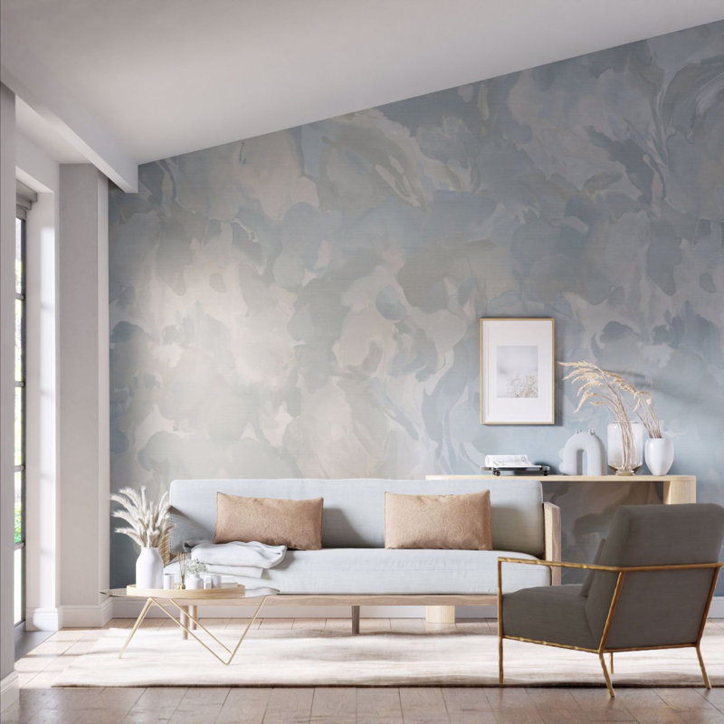 Foresta 13.35m x 68.6cm Wallpaper Roll, Ethereal/Parchment