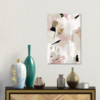 «Black Rose Gold I», reproduction d'art sur toile tendue