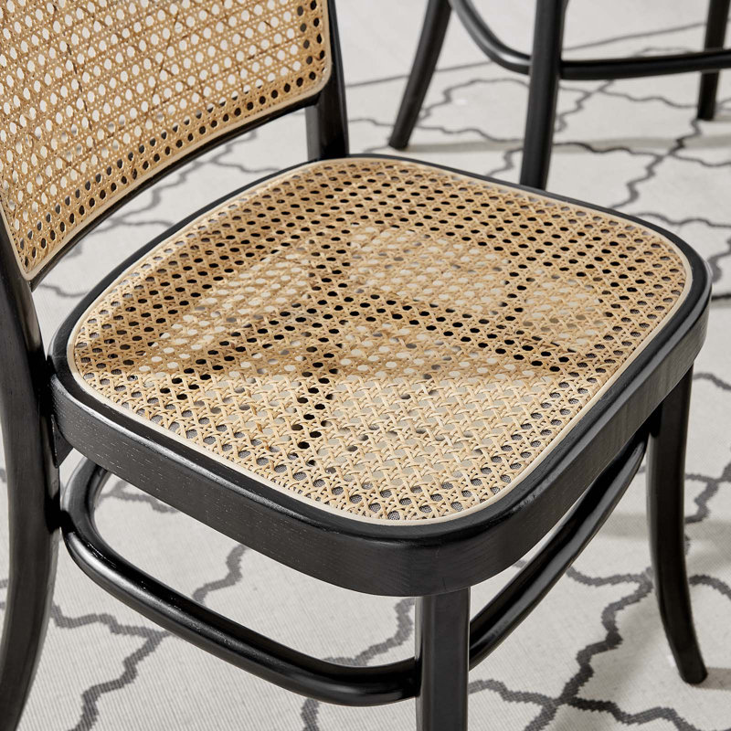Modway Winona Wood Dining Side Chair, Black