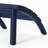 Outdoor Poly 3-Piece Set Adirondack Chair With Ottoman And Side Table-118433072