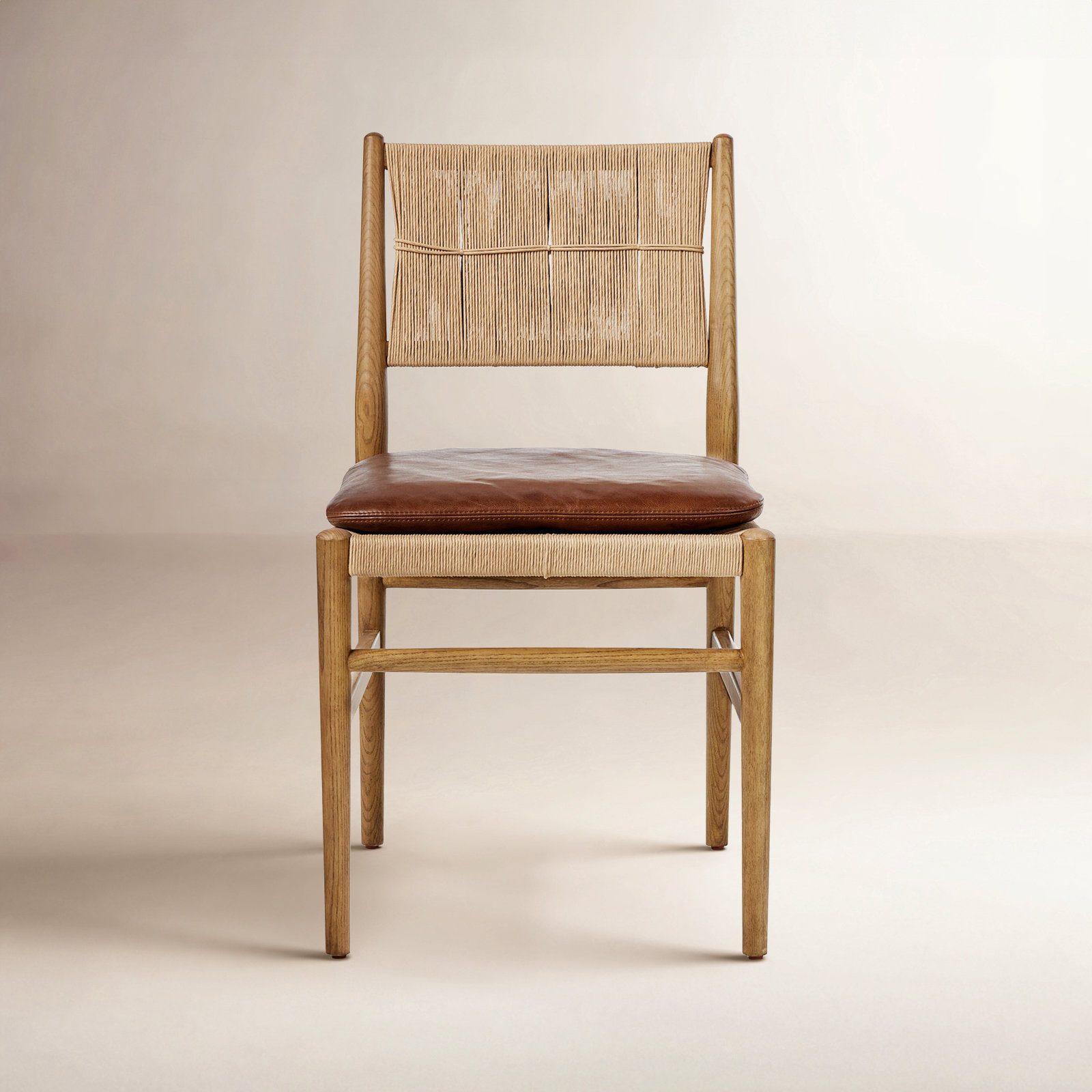 Dara Dining Chair With Cushion, Dulane Mahogany
